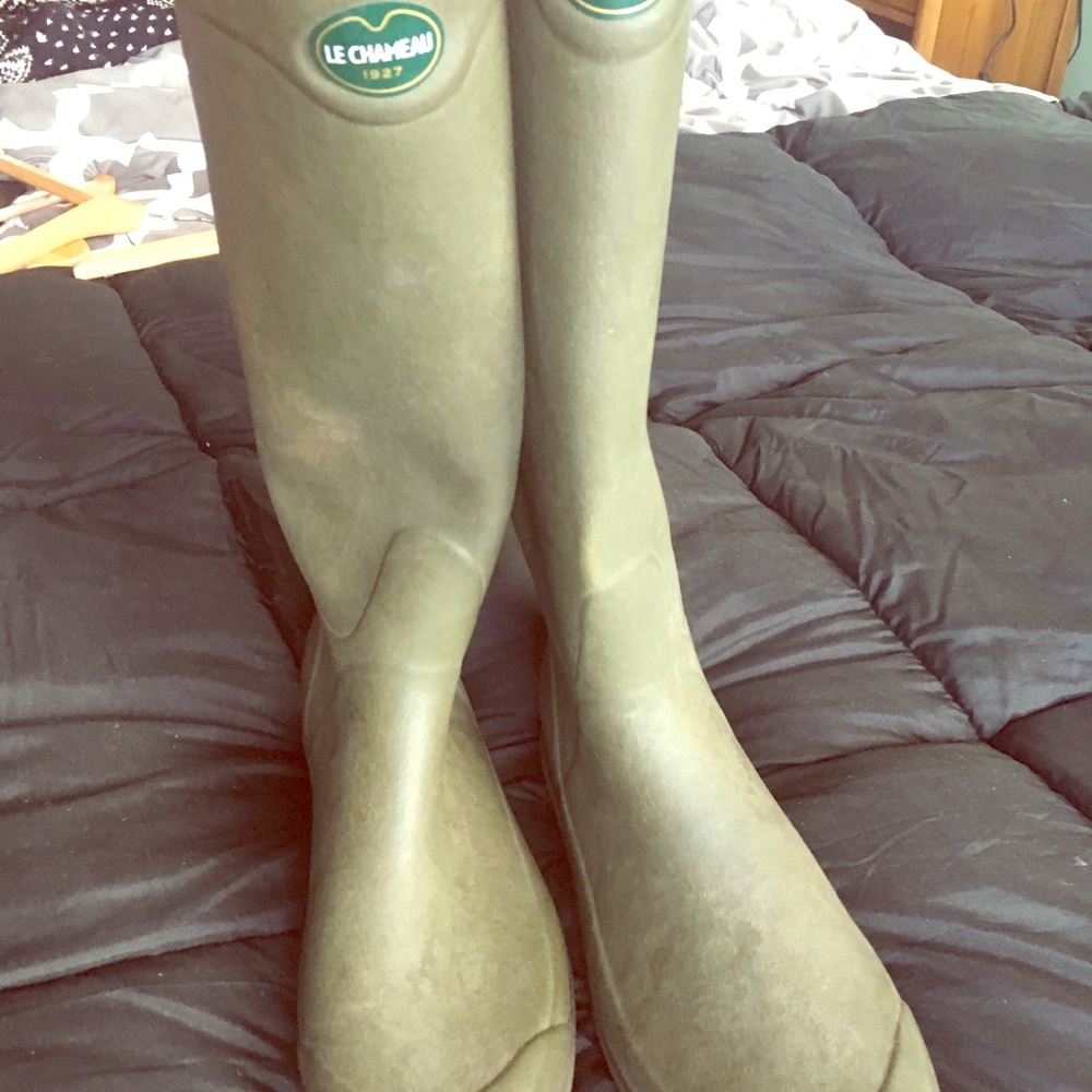 Men’s Le Chameau Wellington boots